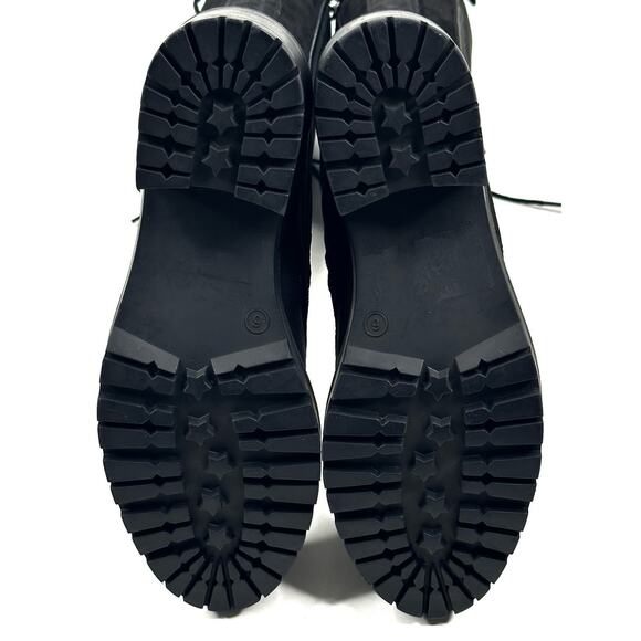 Vintage Foundry Co. Henrietta Black Leather Lace-Up Tall Boots Womens 6 New $220 - Picture 13 of 13